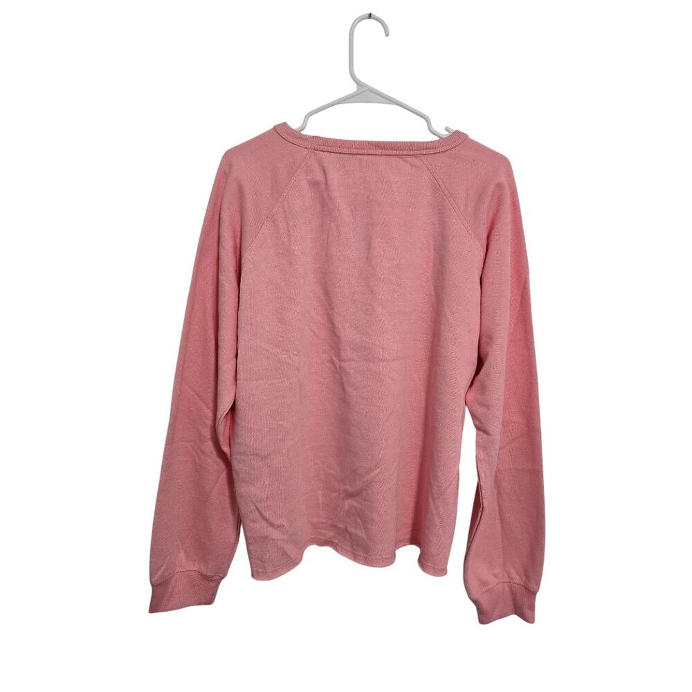 US APPAREL Woman's COZUMEL‎ MEXICO Pull over Sweatshirt In Pink Size Large - Picture 2 of 6